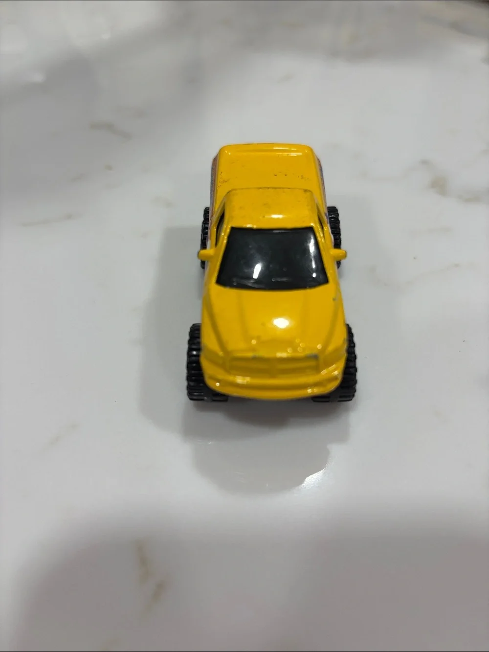 2002 Mattell Matchbox Toys, Handy Manny Yellow Kids Monster Truck Toy -